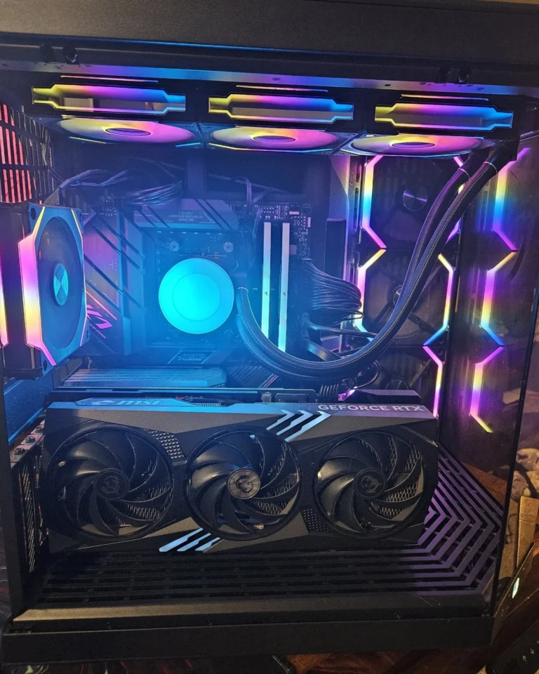 Neon Rift custom PC build by IT Guys Custom PC Builds