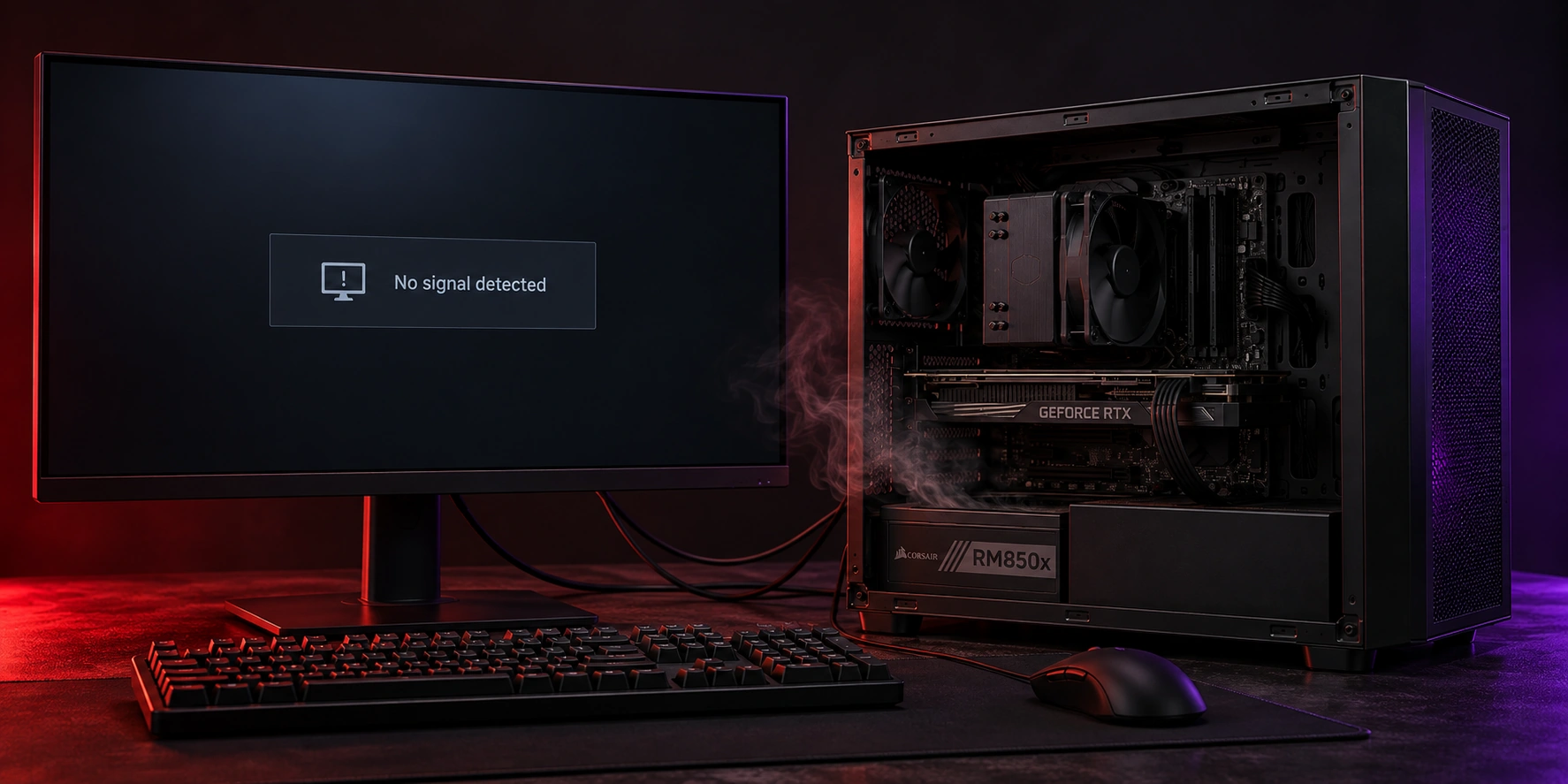Computer diagnostics and repair service graphic for IT Guys Custom PC Builds in Dubuque, Iowa