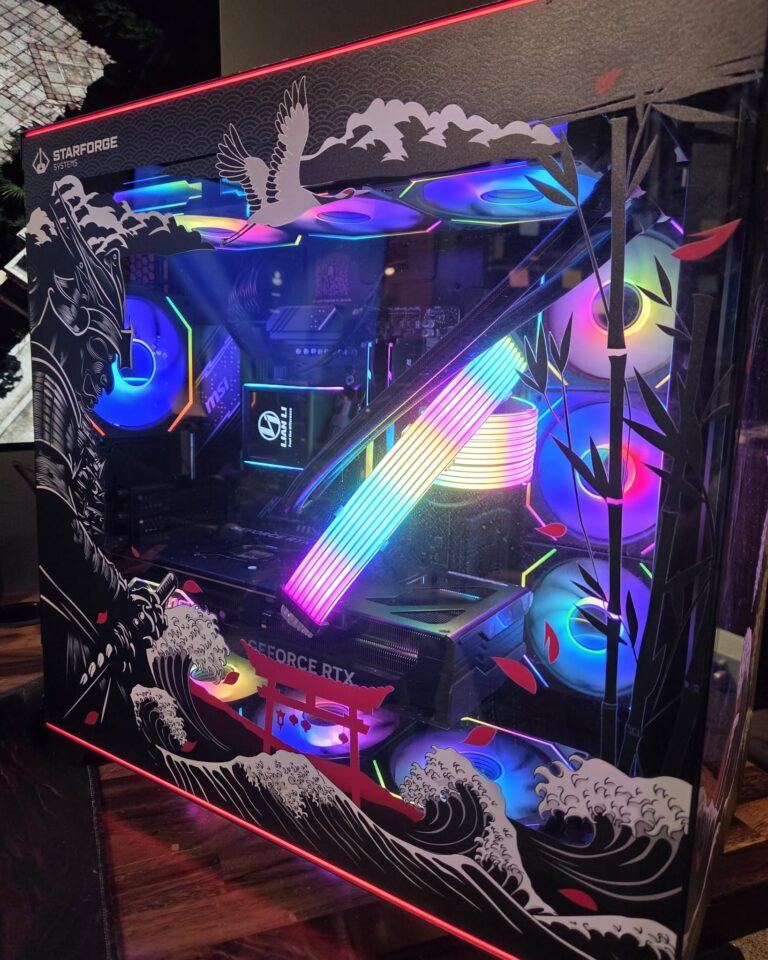Chromatic Beacon custom PC build by IT Guys Custom PC Builds
